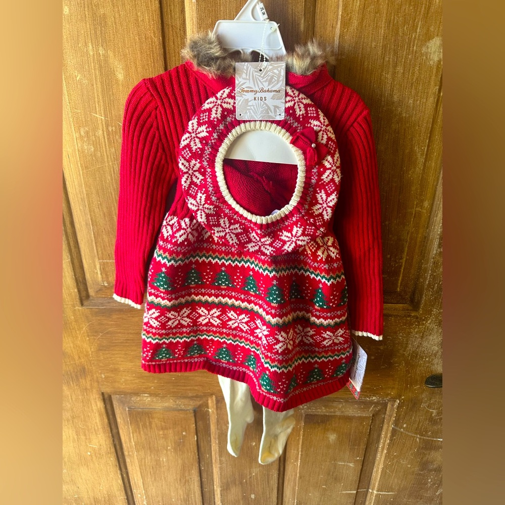 Toddler Girls Tommy Bahamas Christmas Set -24M